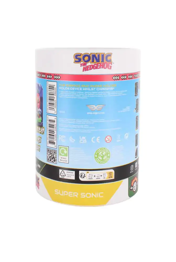 Sonic the Hedgehog Super Sonic mini Cable Guy - uchwyt na telefon / figurka 10 cm zdjęcie produktu
