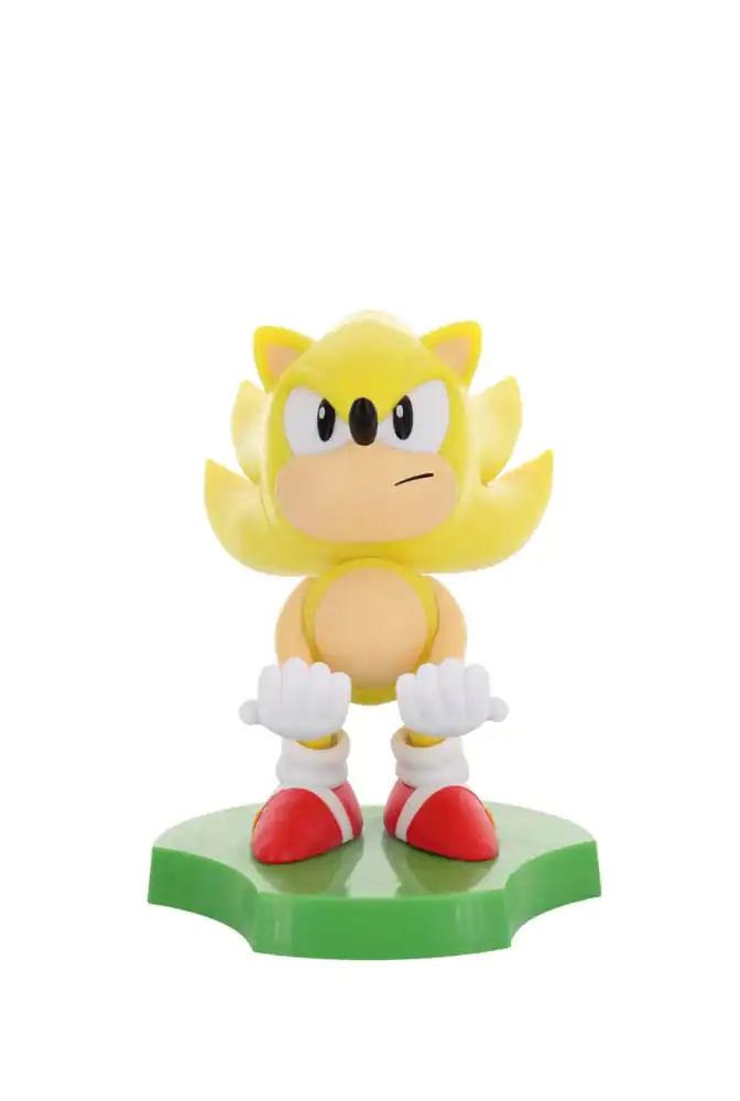 Sonic the Hedgehog Super Sonic mini Cable Guy - uchwyt na telefon / figurka 10 cm zdjęcie produktu