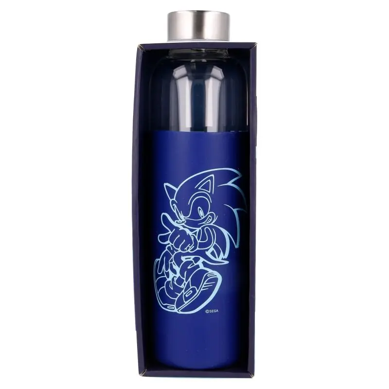 Butelka szklana Sonic the Hedgehog silicone cover 585 ml zdjęcie produktu