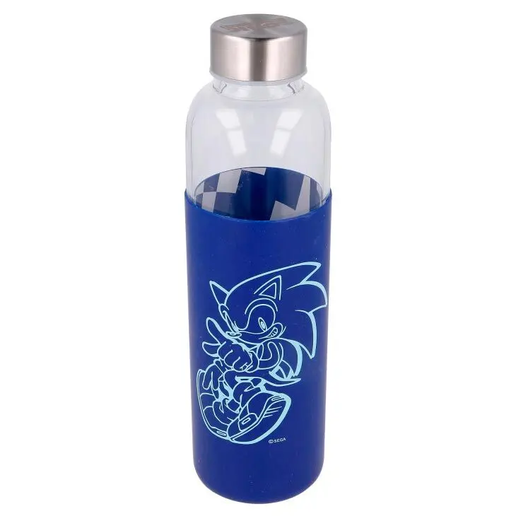 Butelka szklana Sonic the Hedgehog silicone cover 585 ml zdjęcie produktu