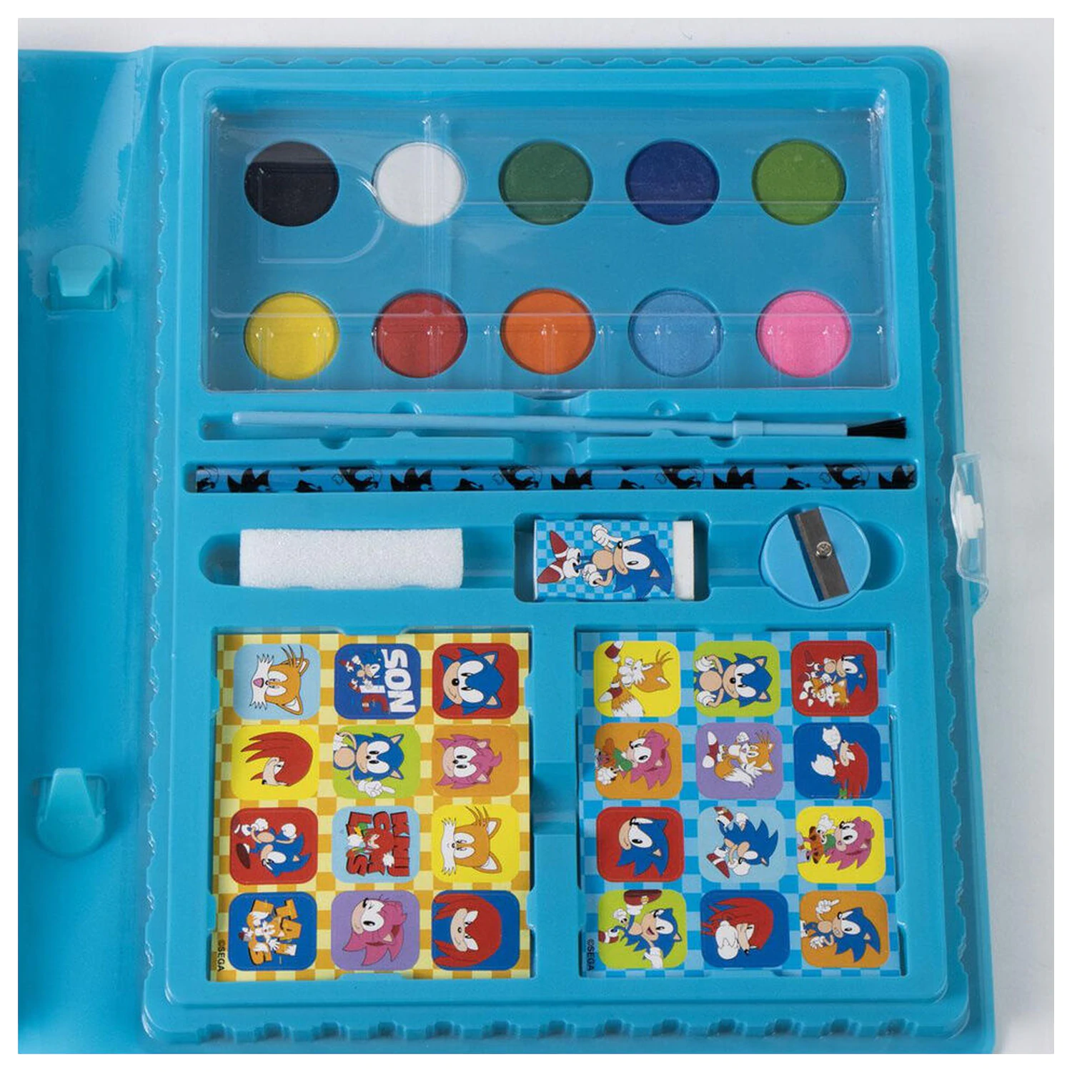 Sonic the Hedgehog kolorowy piórnik z akcesoriami do pisania zdjęcie produktu