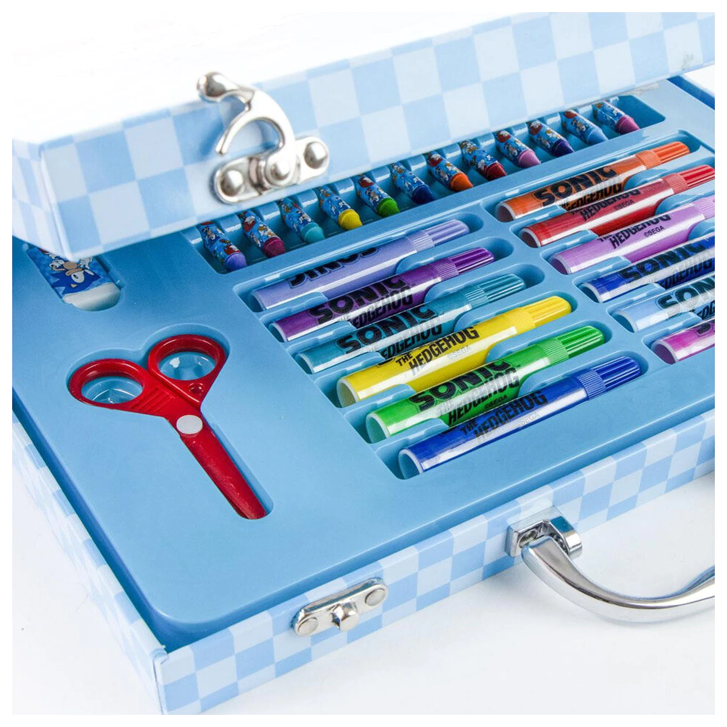 Sonic the Hedgehog kolorowy piórnik z akcesoriami papierniczymi zdjęcie produktu