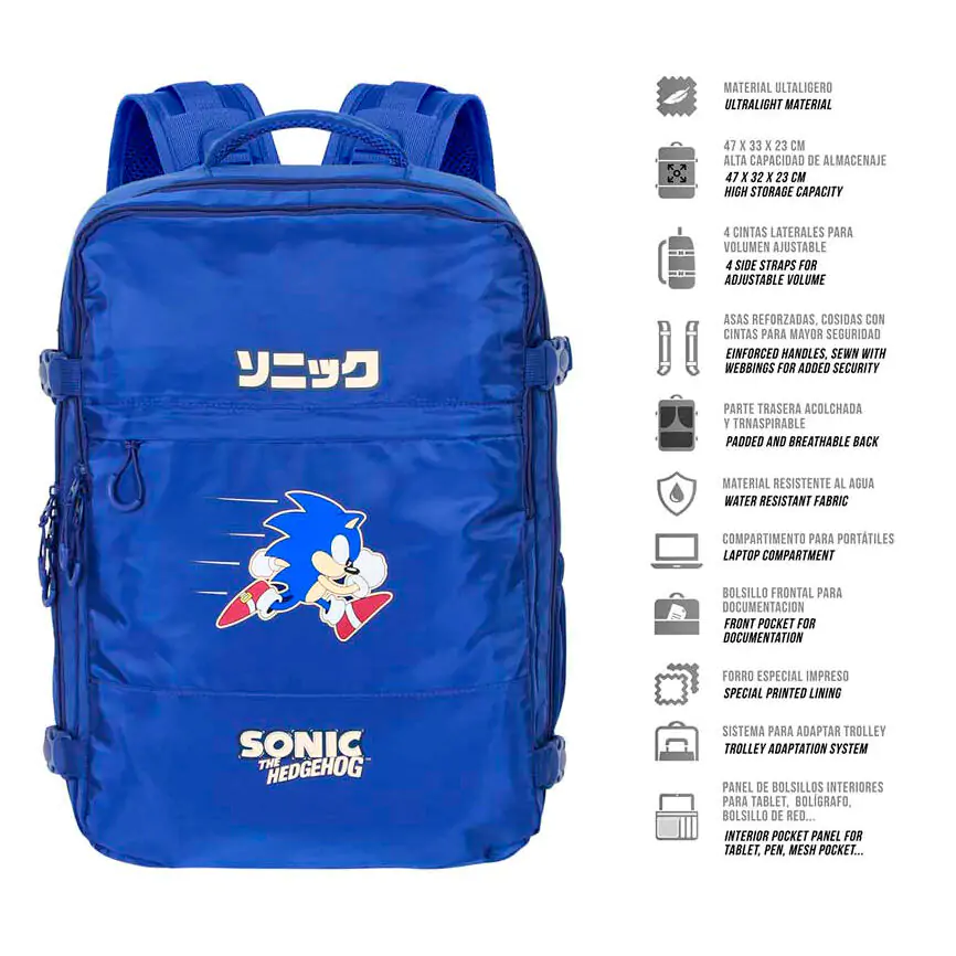 Plecak Sonic the Hedgehog 40cm zdjęcie produktu