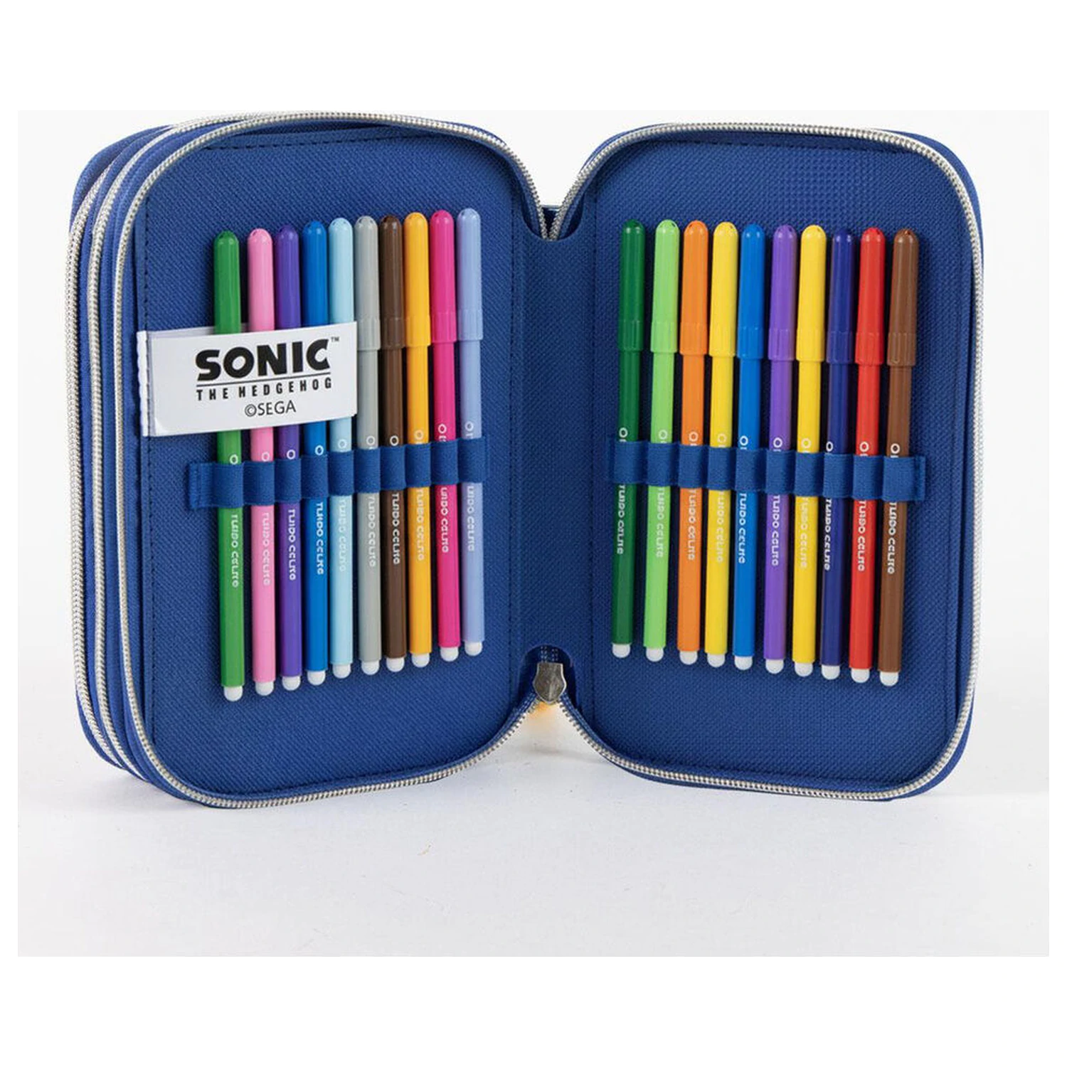 Sonic the Hedgehog potrójny piórnik zdjęcie produktu