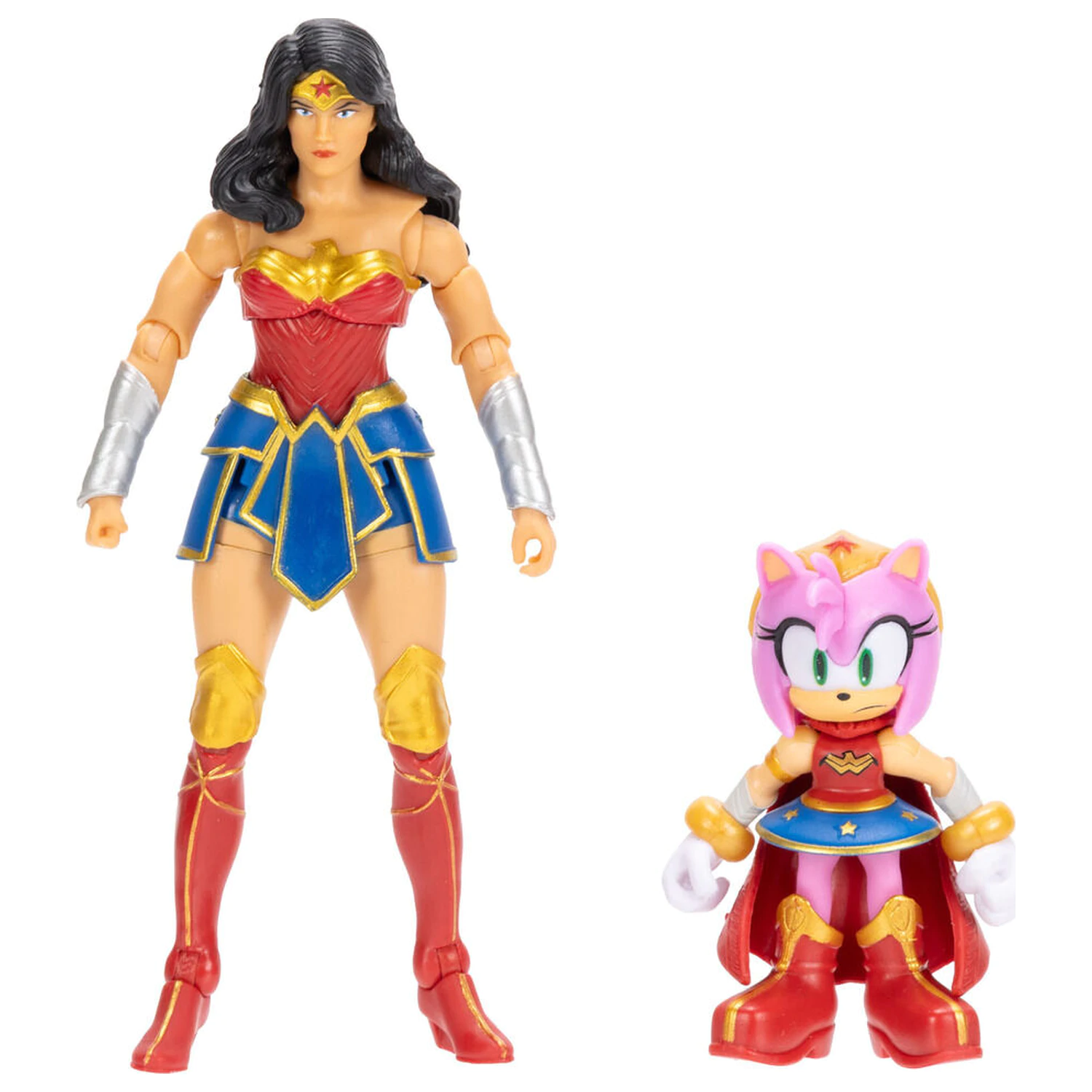 Sonic The Hedgehog x DC Comics Amy i Wonder Woman figurka zdjęcie produktu