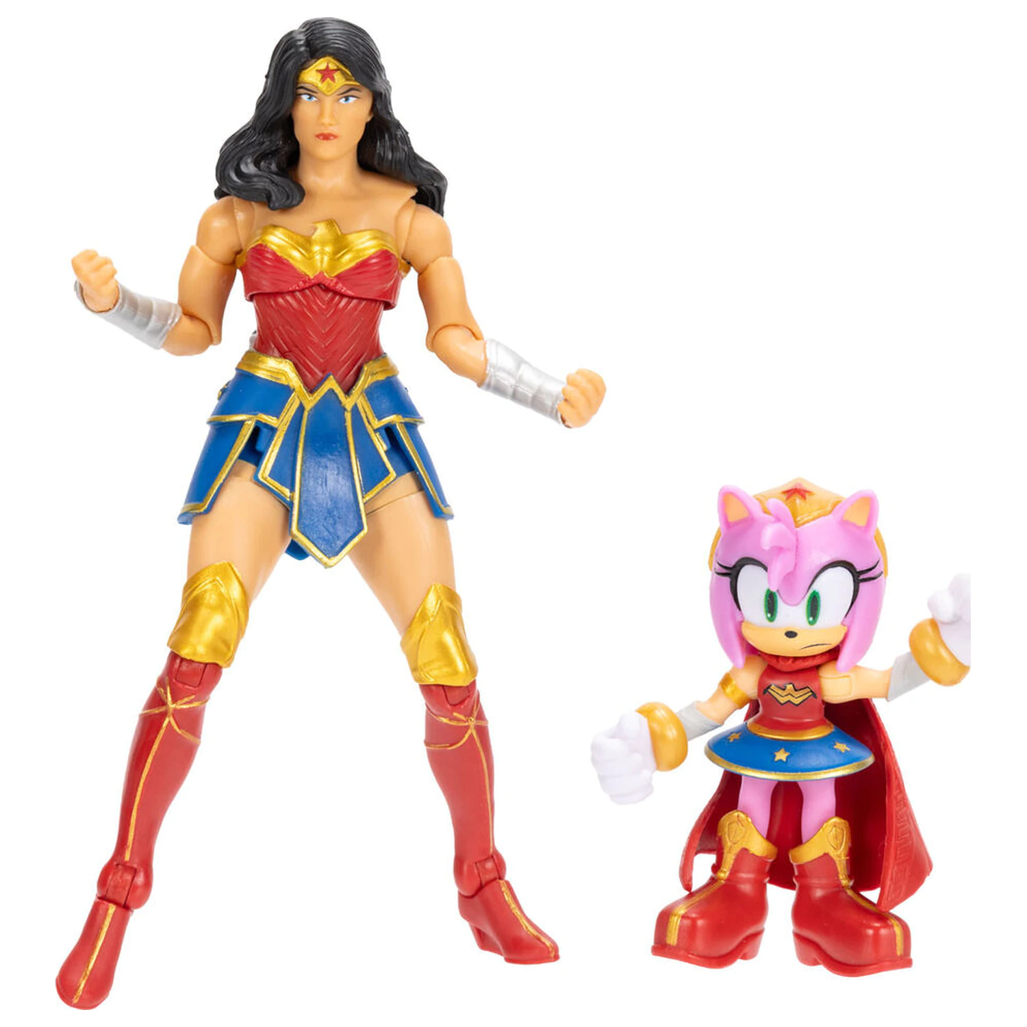 Sonic The Hedgehog x DC Comics Amy i Wonder Woman figurka zdjęcie produktu