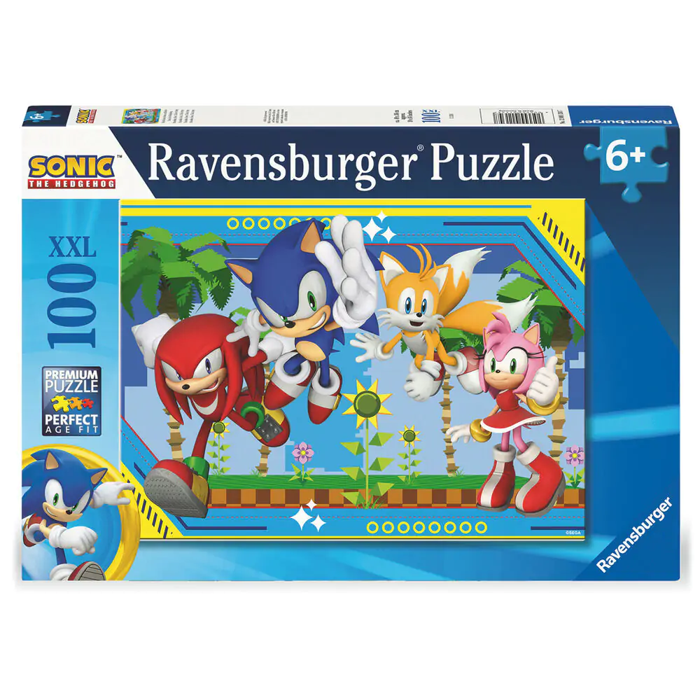 Puzzle Sonic the Hedgehog XXL 100 elementów zdjęcie produktu