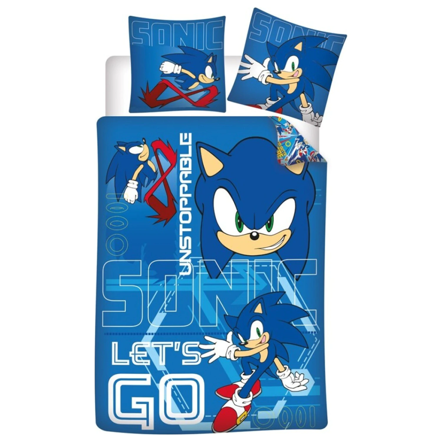 Sonic Unstoppable Poszwa na kołdrę zdjęcie produktu