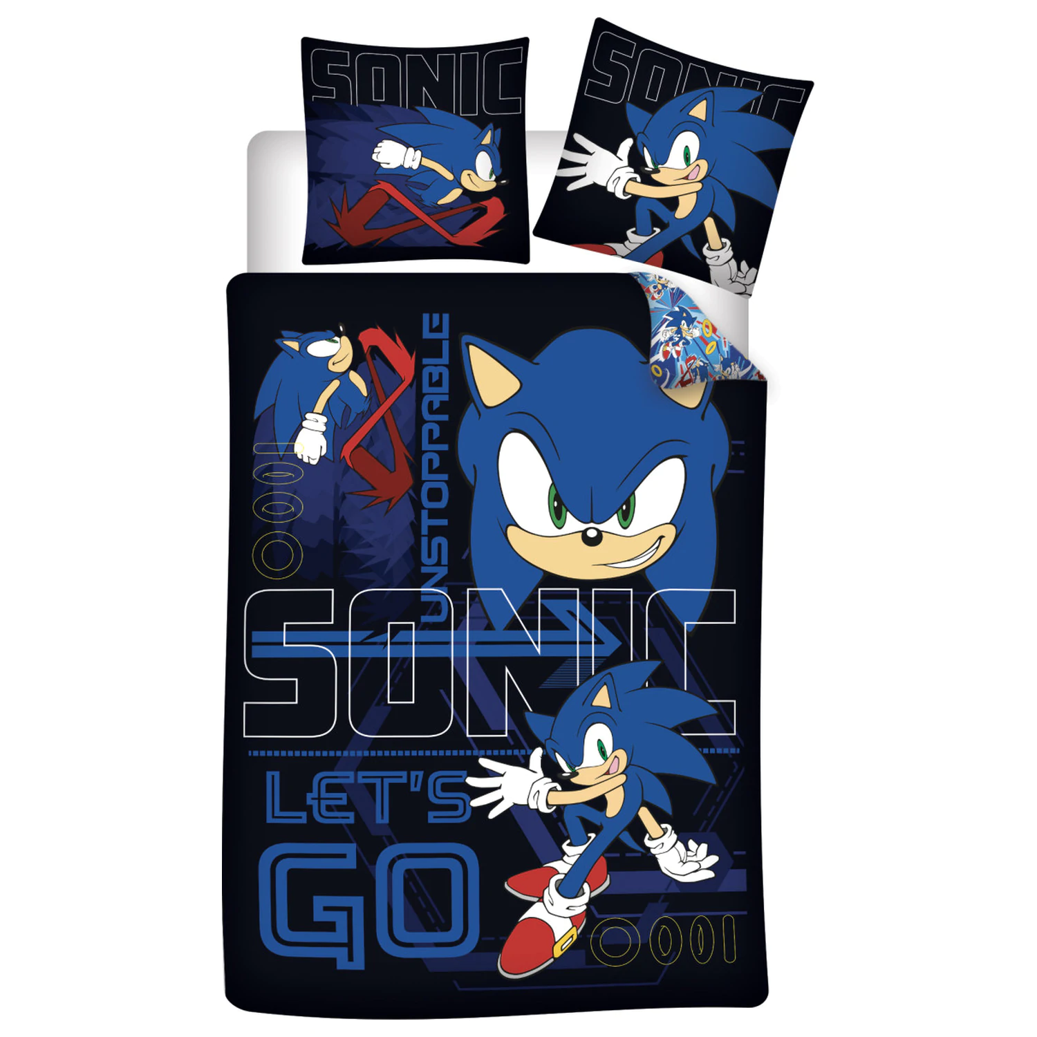 Sonic Unstoppable Kids, poszewka na kołdrę dla przedszkolaków zdjęcie produktu