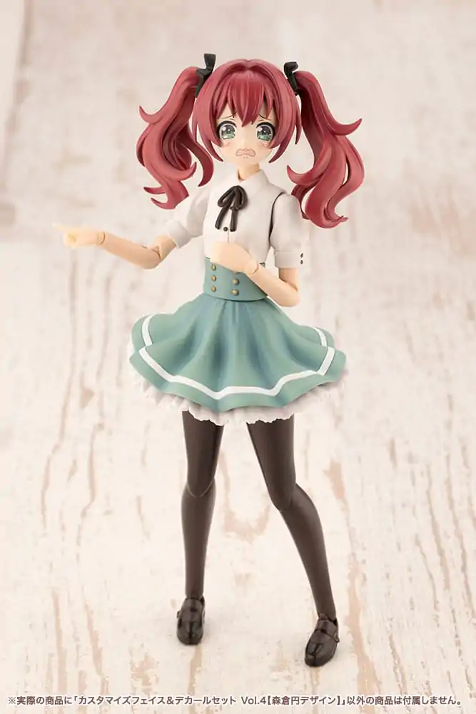 Sousai Shojo Teien Model Kit Zestaw Akcesoriów 1/10 Customized Face & Decal Set Vol. 4 Designed by En Morikura zdjęcie produktu