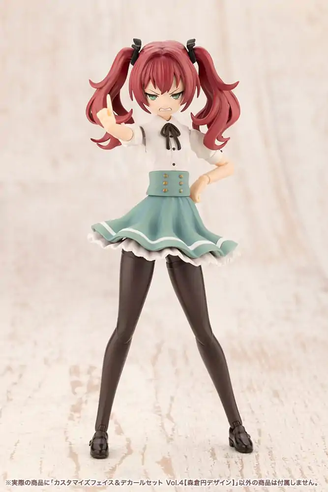 Sousai Shojo Teien Model Kit Zestaw Akcesoriów 1/10 Customized Face & Decal Set Vol. 4 Designed by En Morikura zdjęcie produktu