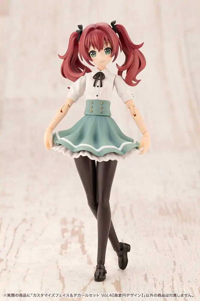 Sousai Shojo Teien Model Kit Zestaw Akcesoriów 1/10 Customized Face & Decal Set Vol. 4 Designed by En Morikura zdjęcie produktu