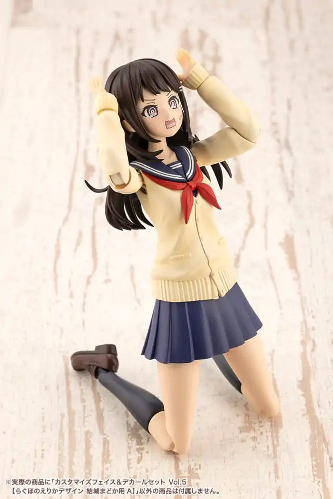 Sousai Shojo Teien Model Kit Accesoory Set 1/10 Zestaw Dostosowanych Twarzy i Naklejek Vol. 5 Designed by Raguhonoerika For Madoka Yuki A zdjęcie produktu