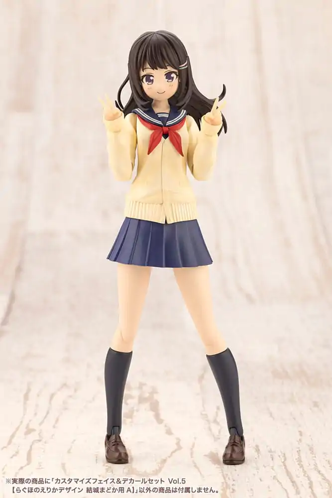 Sousai Shojo Teien Model Kit Accesoory Set 1/10 Zestaw Dostosowanych Twarzy i Naklejek Vol. 5 Designed by Raguhonoerika For Madoka Yuki A zdjęcie produktu