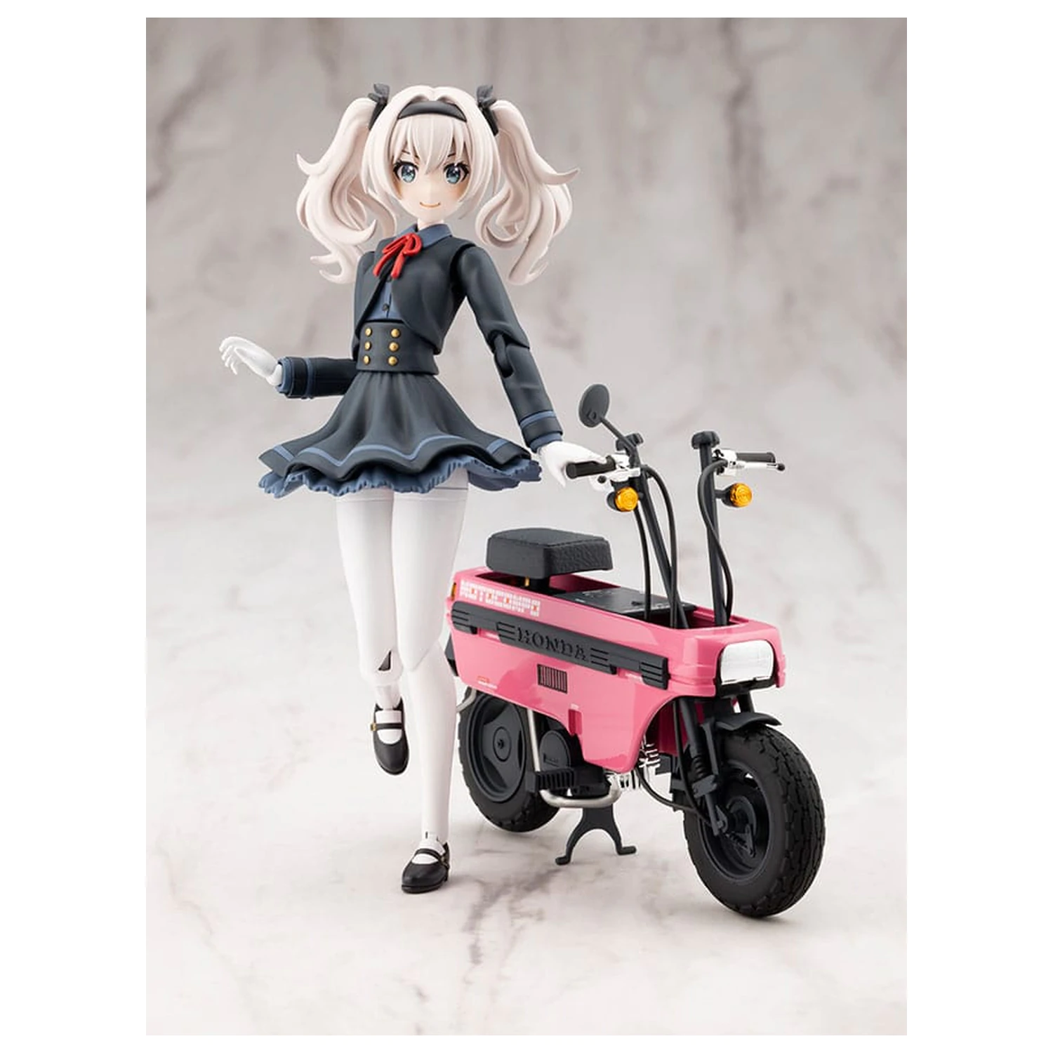 Sousai Shojo Teien Plastic Model Kit 1/10 Emma Koishikawa Nocturne z Honda AB12 Motocompo 14 cm zdjęcie produktu