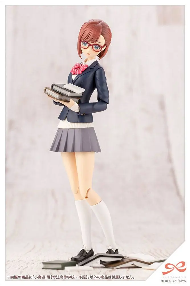 Sousai Shojo Teien Plastic Model Kit 1/10 Koyomi Takanashi Ryobu High School Winter Clothes 15 cm - Zestaw modelarski z plastiku zdjęcie produktu