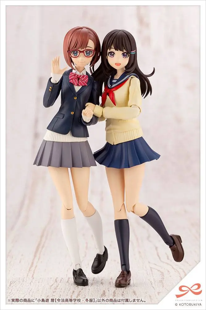 Sousai Shojo Teien Plastic Model Kit 1/10 Koyomi Takanashi Ryobu High School Winter Clothes 15 cm - Zestaw modelarski z plastiku zdjęcie produktu