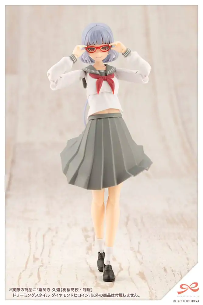 Sousai Shojo Teien Plastic Model Kit 1/10 Kuon Yakushiji Toudou High School Uniform Dreaming Style Diamond Heroine 16 cm Zestaw Modelu Plastikowego zdjęcie produktu