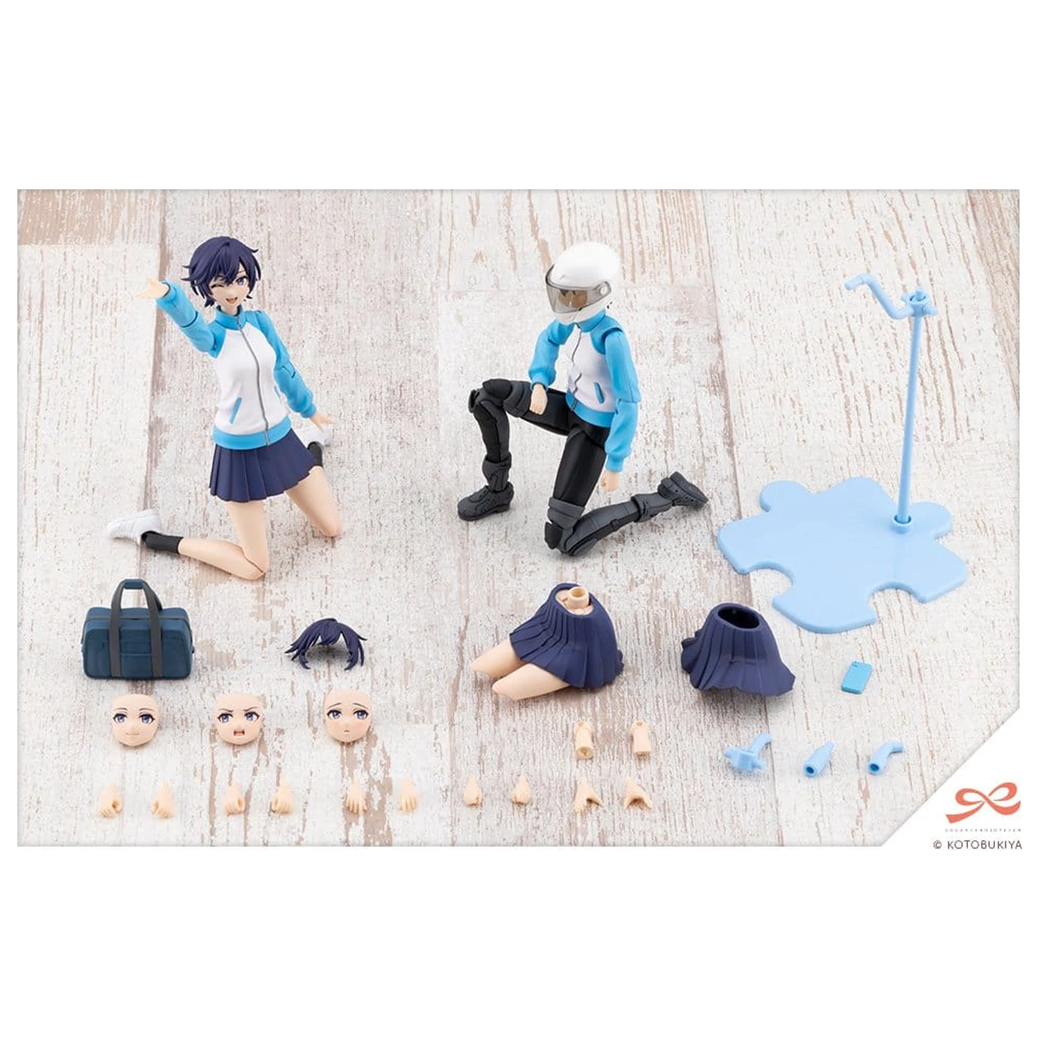 Sousai Shojo Teien zestaw plastikowych modeli 1/10 Rui Saotome Touhou High School Tracksuit 16 cm zdjęcie produktu