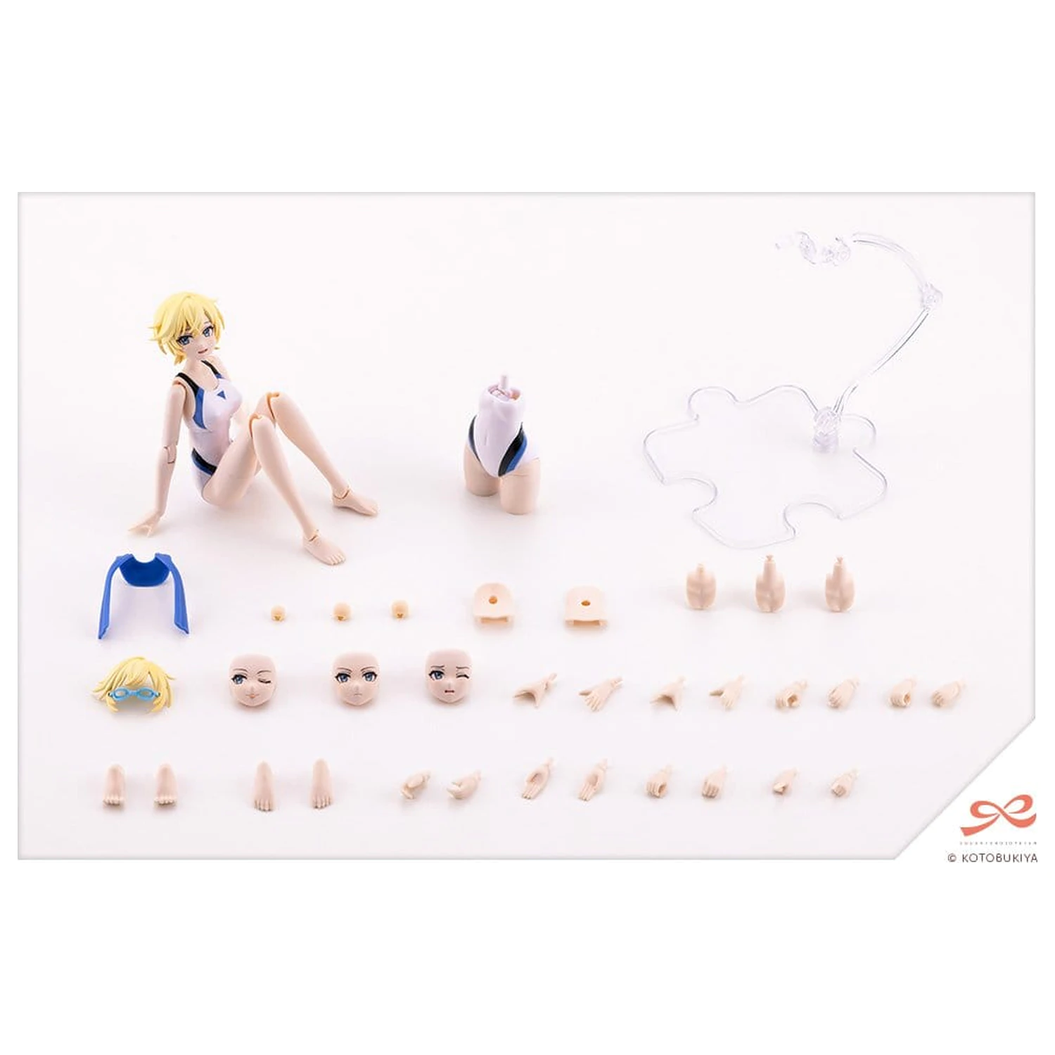 Sousai Shojo Teien Plastic Model 1/10 Rui Saotome Touou High School Competitive Swimsuit Dreaming Style White Dolphin 16 cm zdjęcie produktu