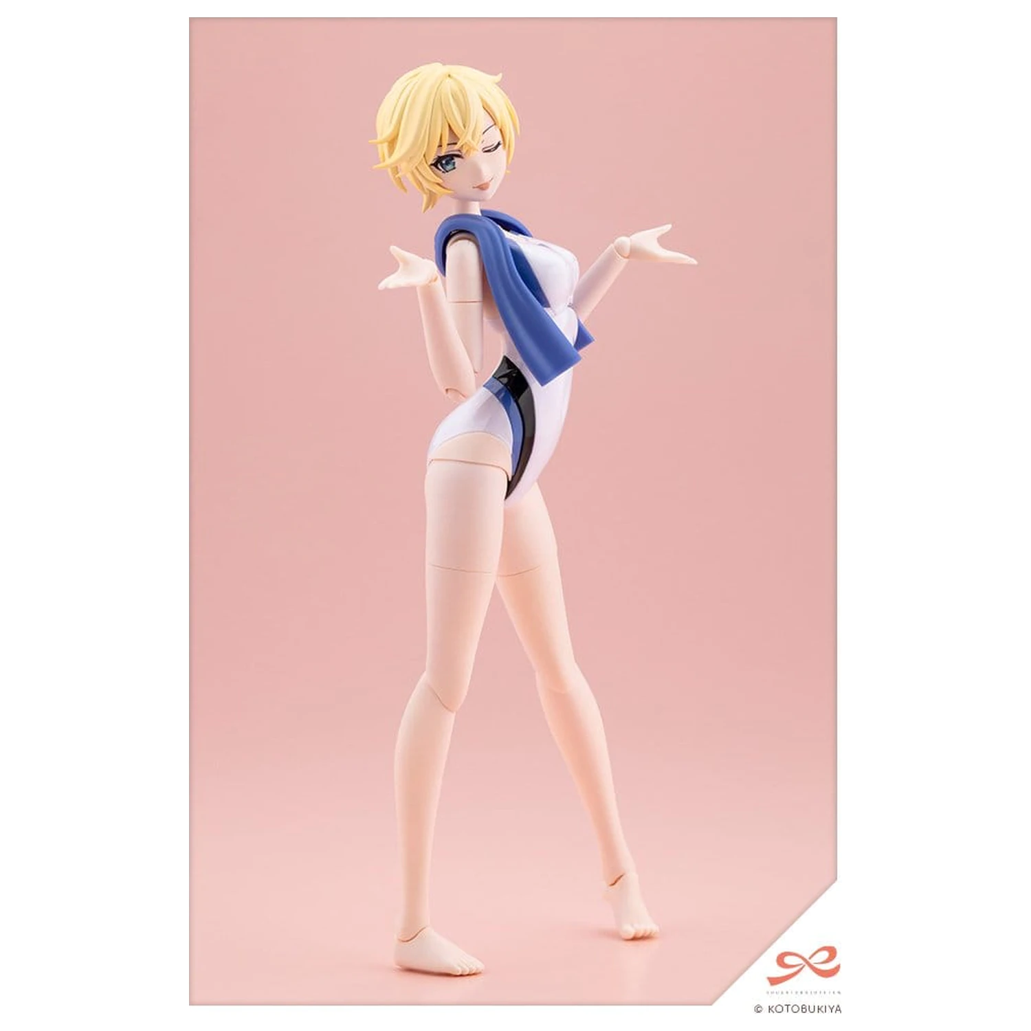 Sousai Shojo Teien Plastic Model 1/10 Rui Saotome Touou High School Competitive Swimsuit Dreaming Style White Dolphin 16 cm zdjęcie produktu