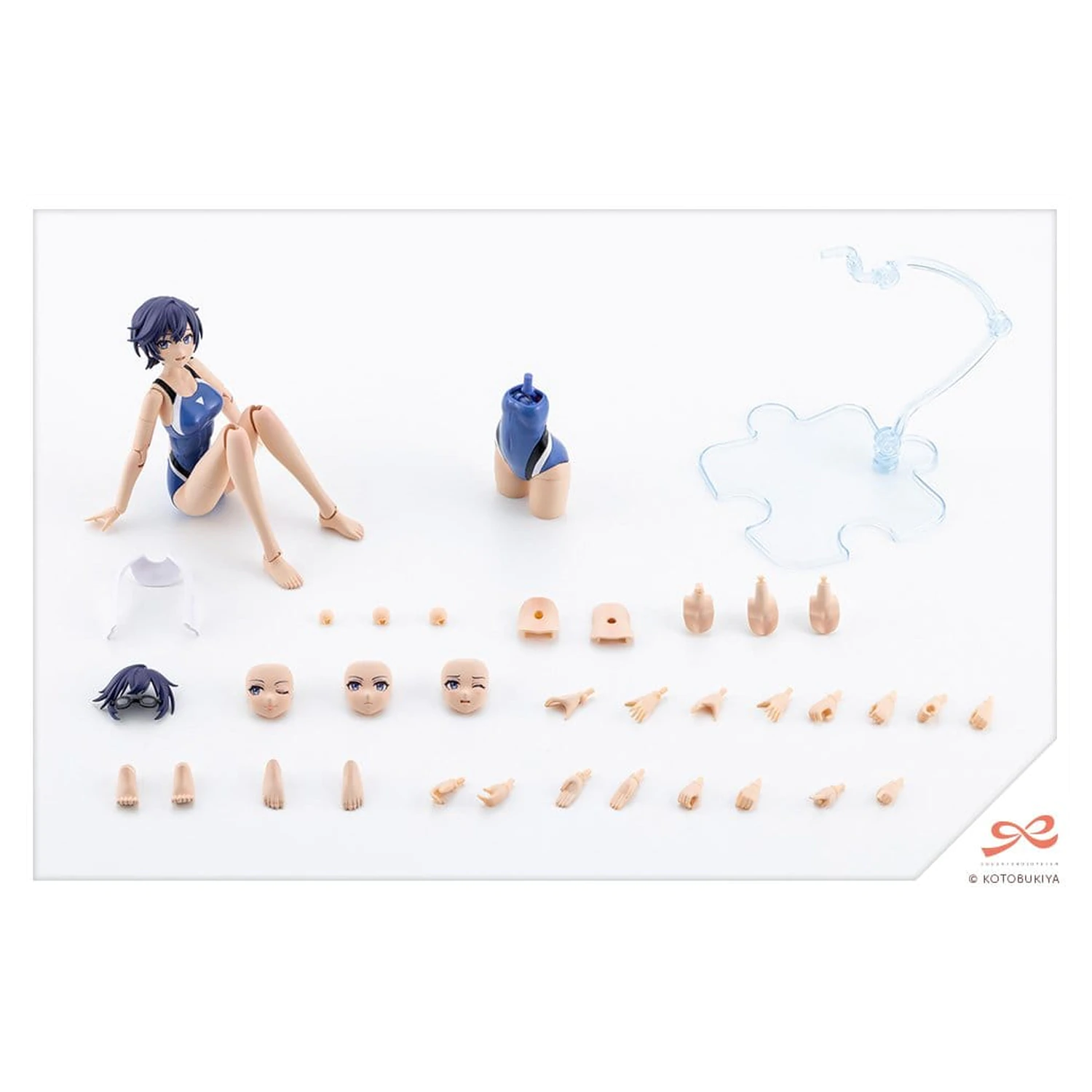 Sousai Shojo Teien Plastikowy Model 1/10 Rui Saotome Touou High School Competitive Swimsuit 16 cm zdjęcie produktu