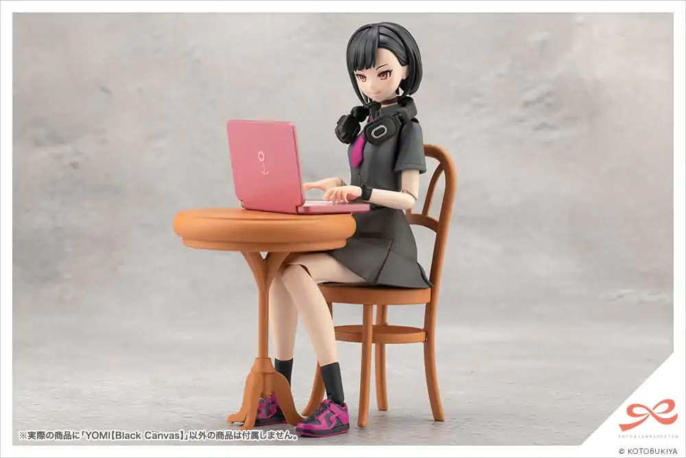 Sousai Shojo Teien Plastic Model Kit 1/10 Yomi (Black Canvas) 16 cm Zestaw Modelu Plastikowego zdjęcie produktu