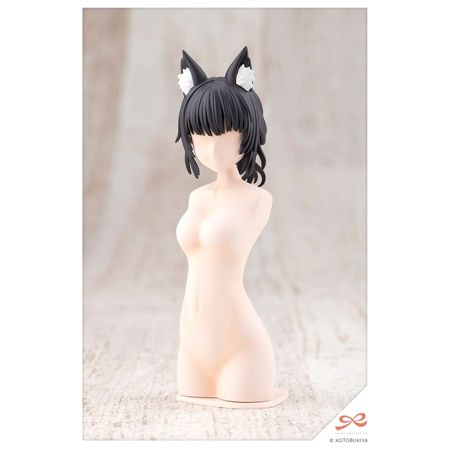 Sousai Shojo Teien Model Kit Accessory Set Arranged Wigs Animal Ears Messy Bun Fox 9 cm zdjęcie produktu