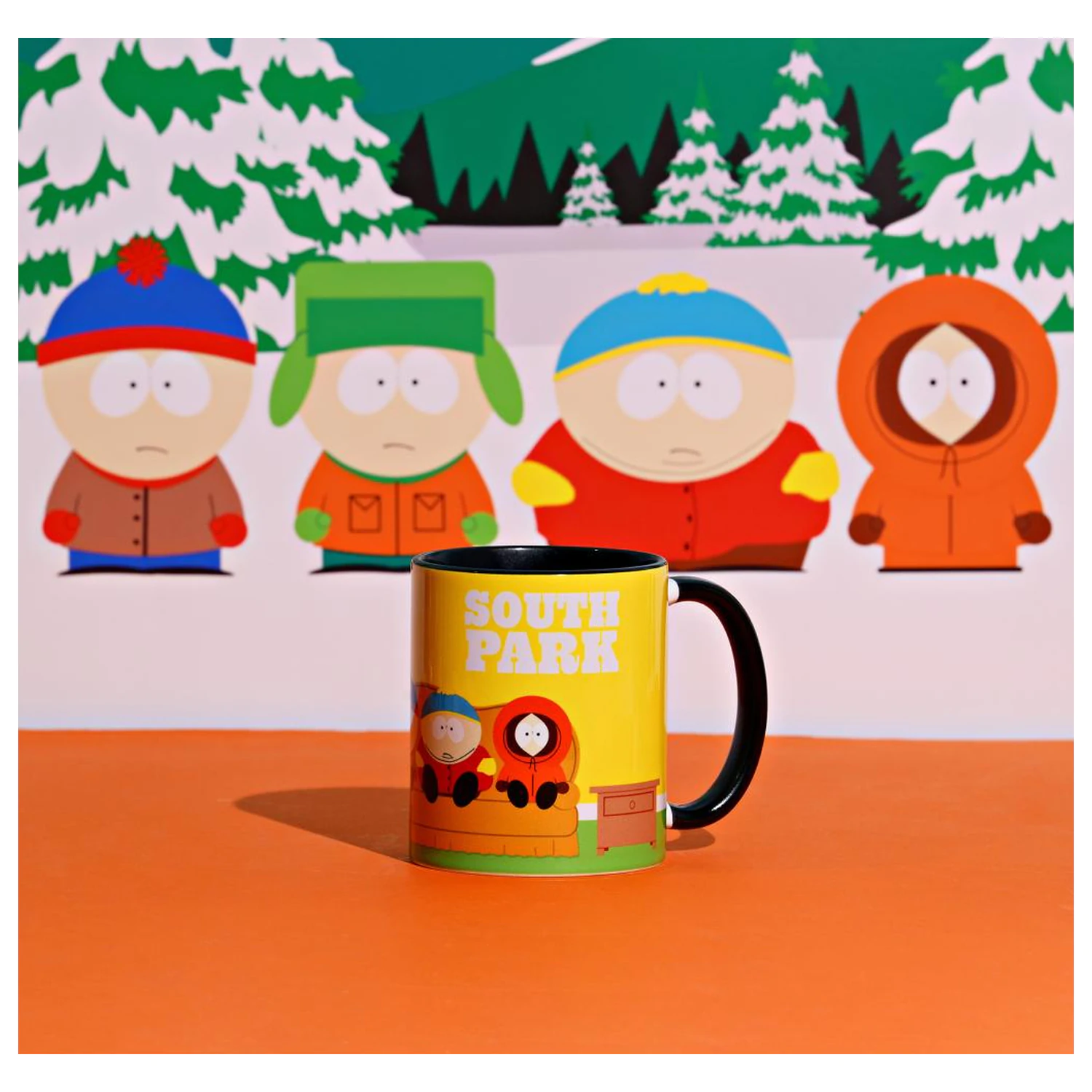 South Park Oglądanie TV Kubek z Kolorowym Wnętrzem 325ml zdjęcie produktu