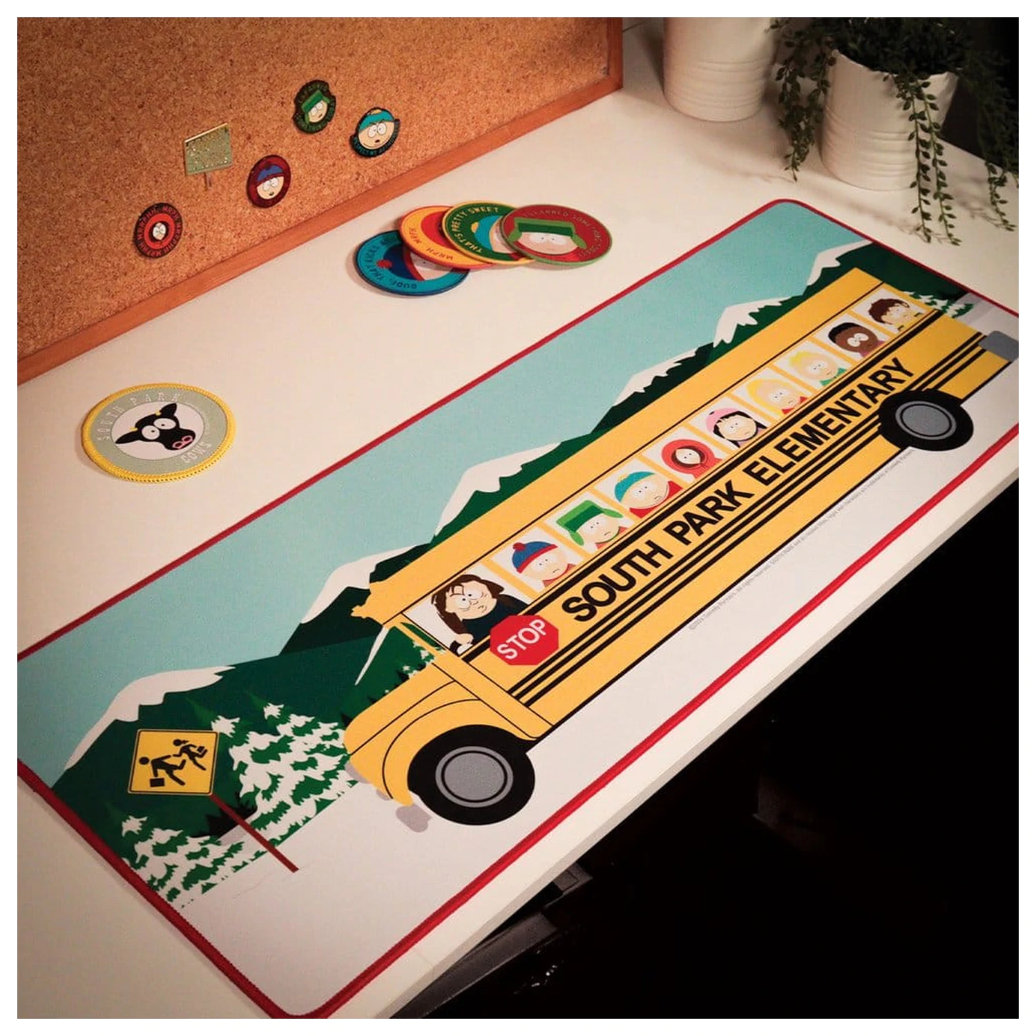South Park Zestaw podkładki na biurko i podstawek Elementary School Bus zdjęcie produktu