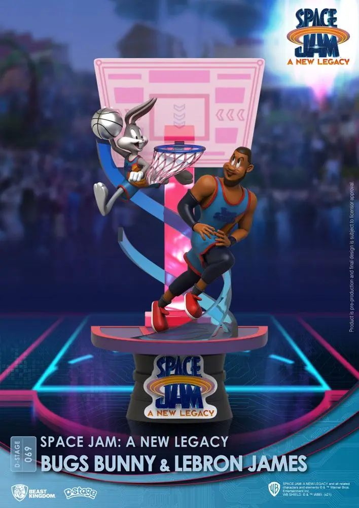 Space Jam: A New Legacy D-Stage PCV Diorama Bugs Bunny i Lebron James Nowa Wersja 15 cm zdjęcie produktu
