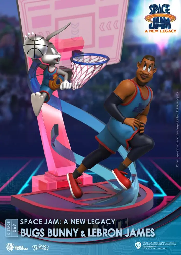 Space Jam: A New Legacy D-Stage PCV Diorama Bugs Bunny i Lebron James Nowa Wersja 15 cm zdjęcie produktu