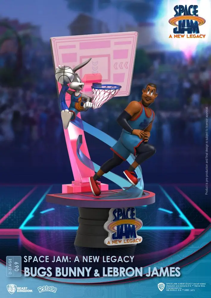 Space Jam: A New Legacy D-Stage PCV Diorama Bugs Bunny i Lebron James Nowa Wersja 15 cm zdjęcie produktu