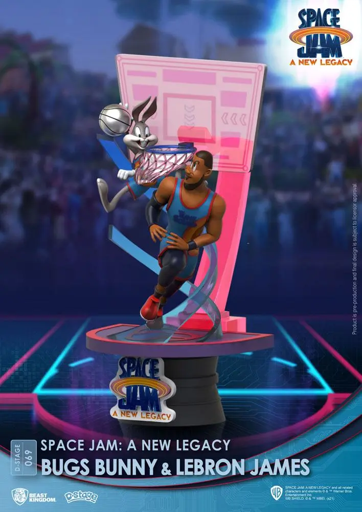 Space Jam: A New Legacy D-Stage PCV Diorama Bugs Bunny i Lebron James Nowa Wersja 15 cm zdjęcie produktu