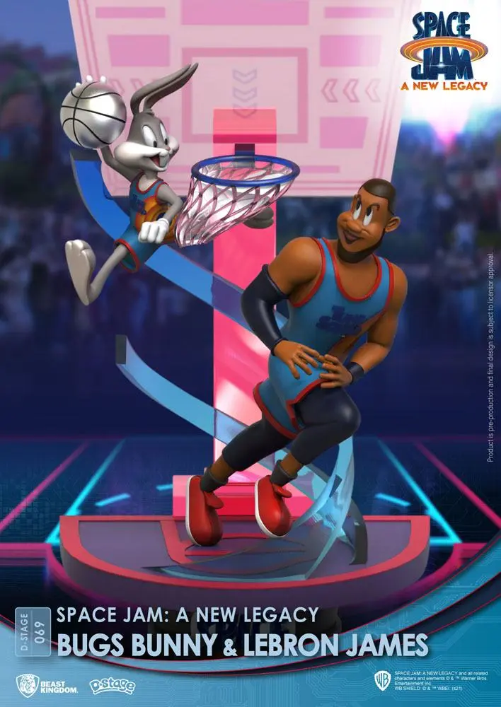 Space Jam: A New Legacy D-Stage PCV Diorama Bugs Bunny i Lebron James Nowa Wersja 15 cm zdjęcie produktu