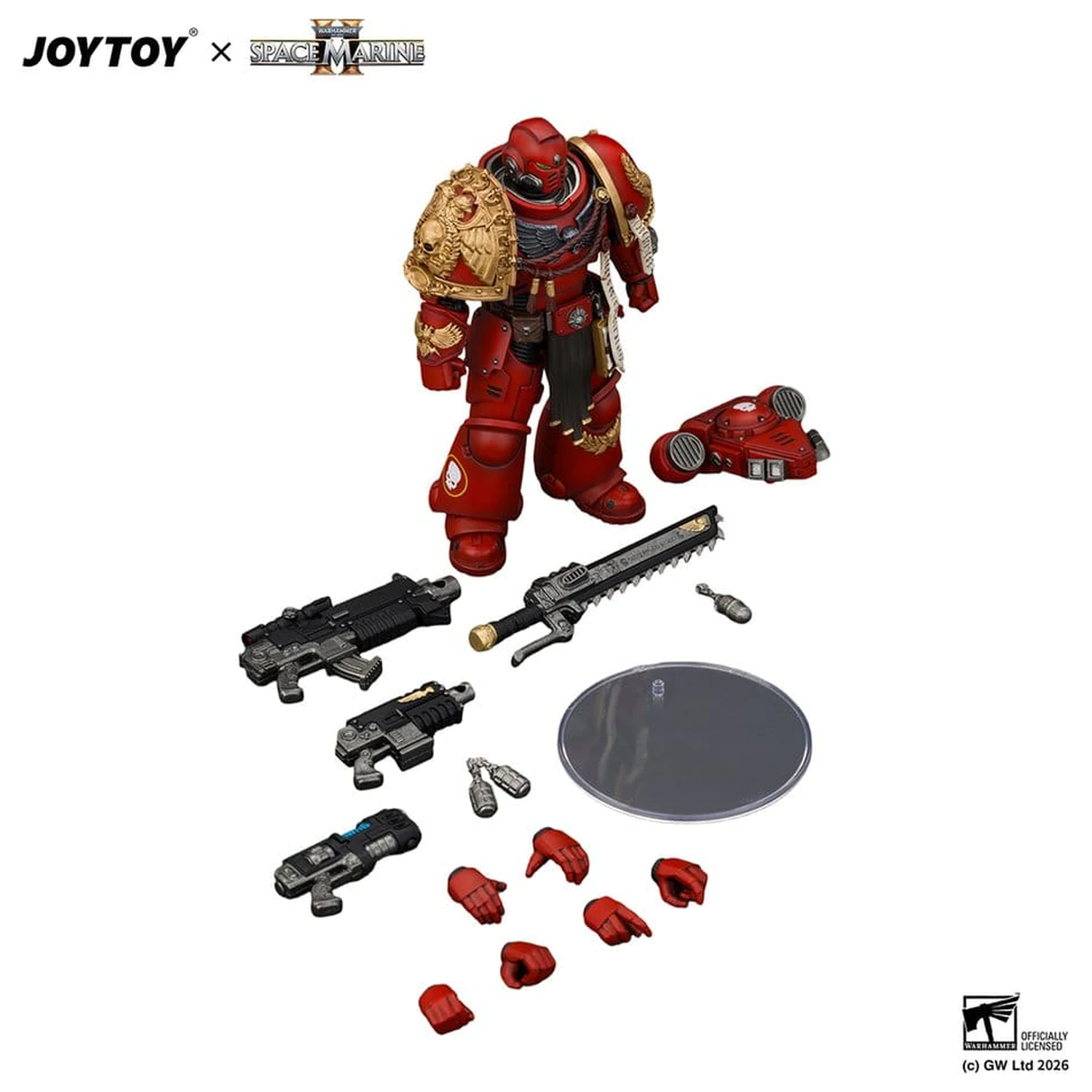 Space Marine Game Edition Figurka akcji Blood Angels Veteran 12 cm zdjęcie produktu