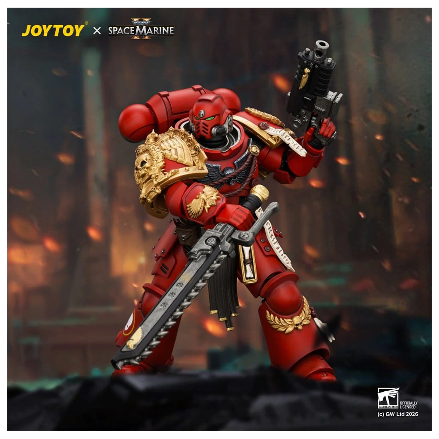 Space Marine Game Edition Figurka akcji Blood Angels Veteran 12 cm zdjęcie produktu