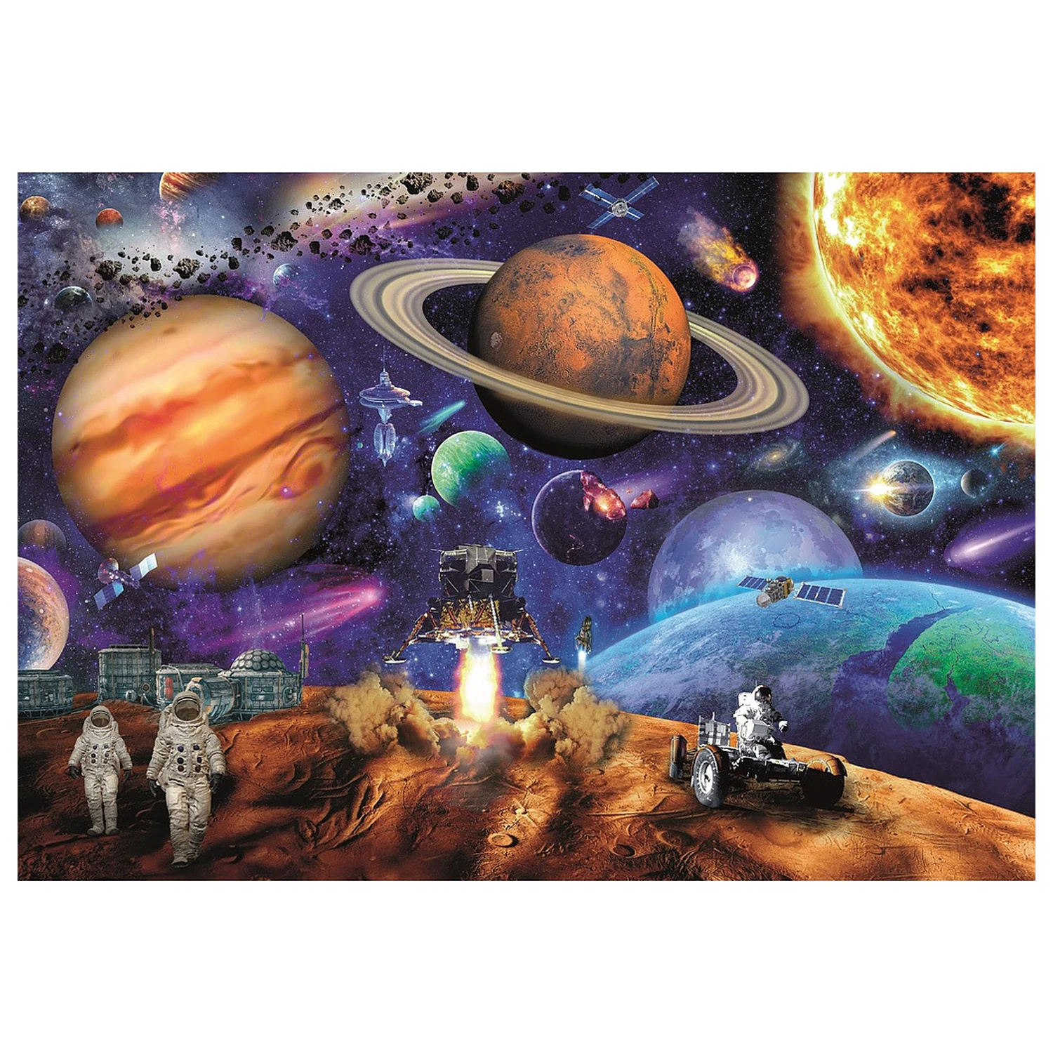 Puzzle Space Mission 300 elementów Clementoni zdjęcie produktu