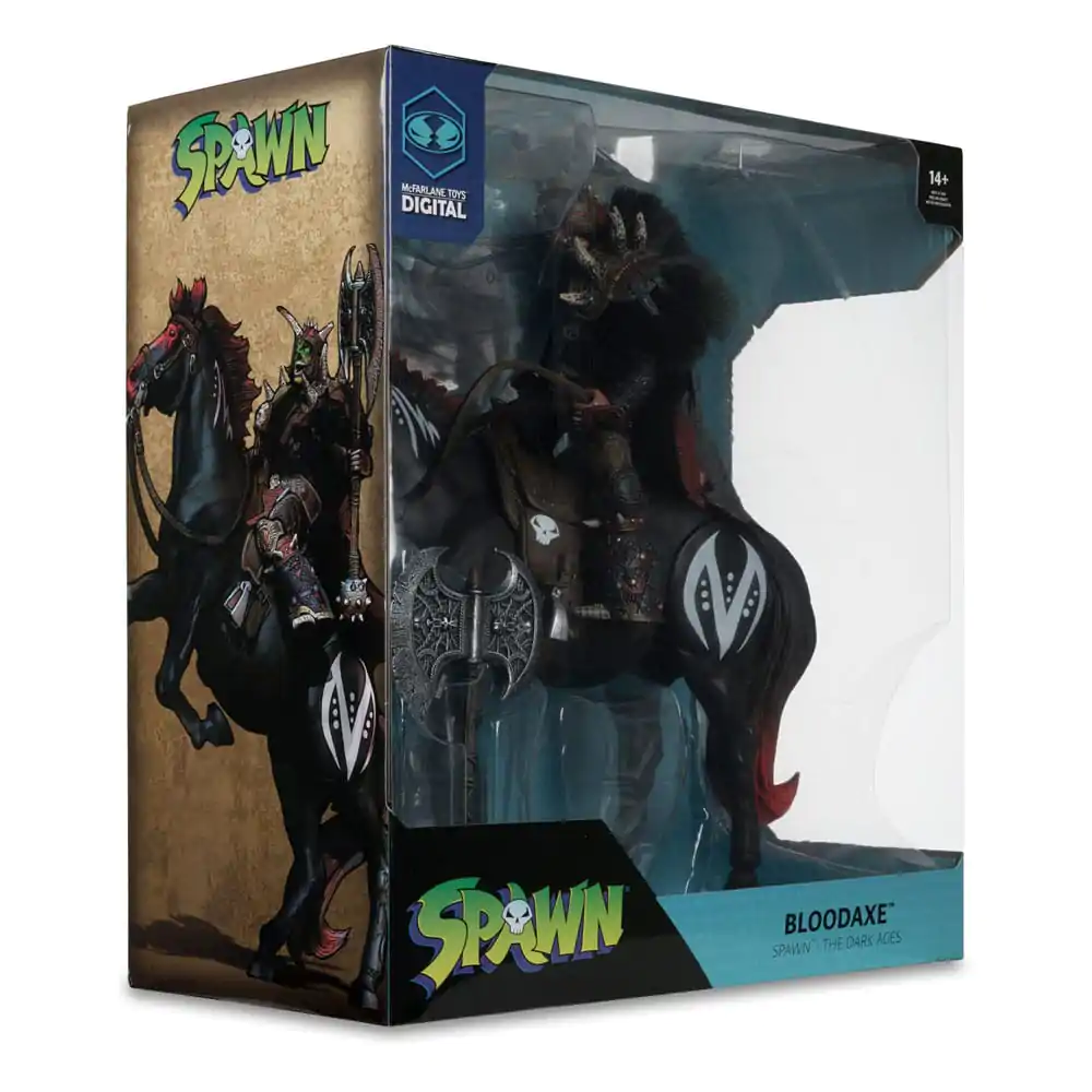 Spawn Action Figure 2-Pack Bloodaxe z koniem (Spawn: The Dark Ages) 18 cm zdjęcie produktu