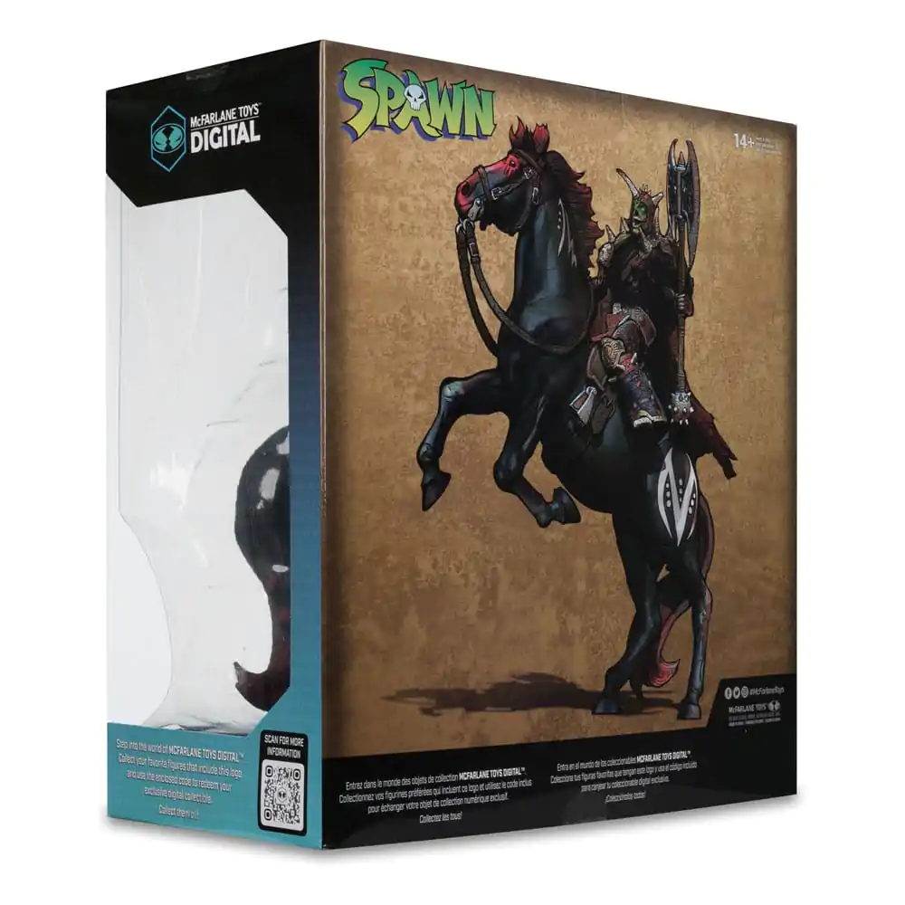 Spawn Action Figure 2-Pack Bloodaxe z koniem (Spawn: The Dark Ages) 18 cm zdjęcie produktu
