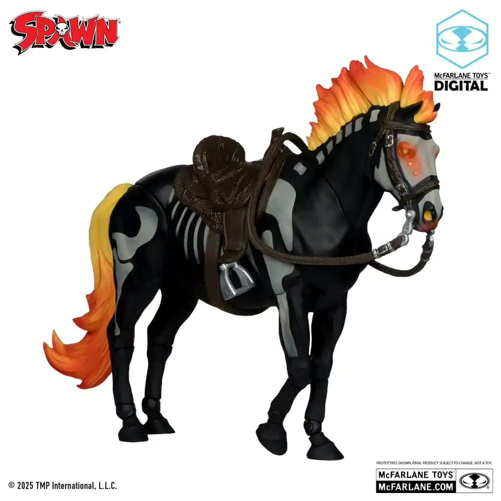 Spawn Figurka Akcji Bloodaxe with Horse (Spawn: The Dark Ages) (McFarlane Toys 30th Anniversary) (Gold Label) 18 cm zdjęcie produktu