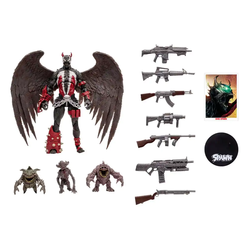 Figurka akcji Spawn Megafig King Spawn ze skrzydłami i pachołkami 30 cm zdjęcie produktu