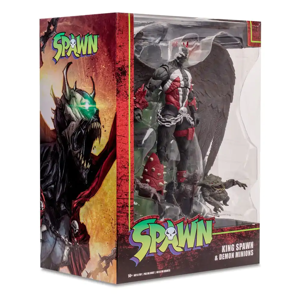 Figurka akcji Spawn Megafig King Spawn ze skrzydłami i pachołkami 30 cm zdjęcie produktu