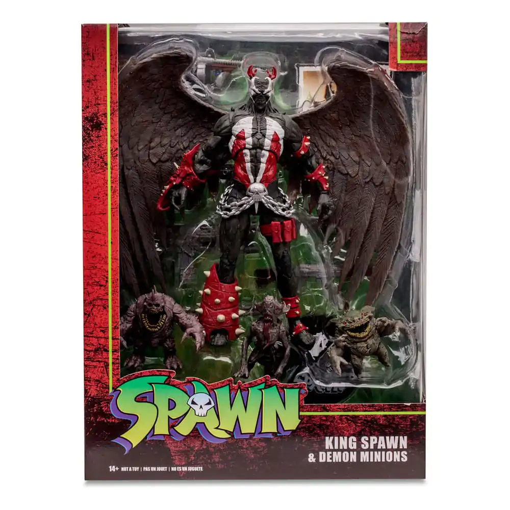 Figurka akcji Spawn Megafig King Spawn ze skrzydłami i pachołkami 30 cm zdjęcie produktu
