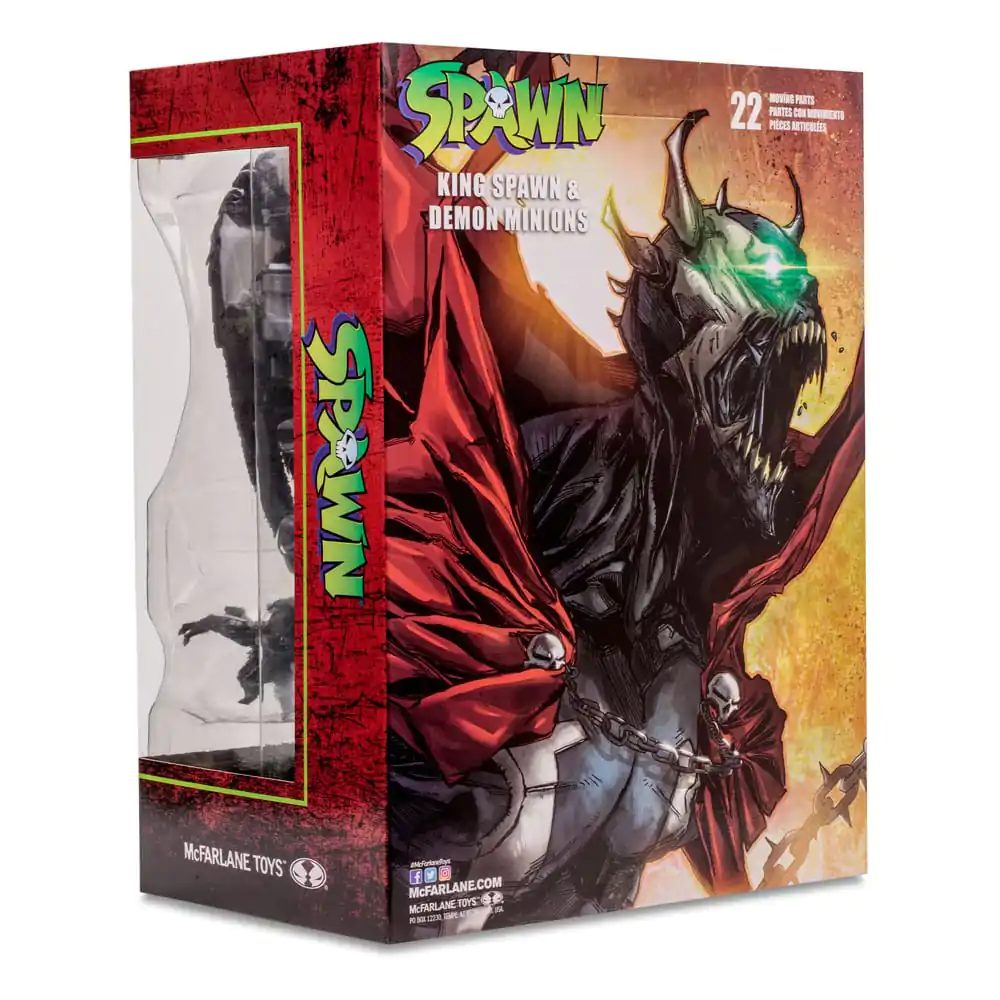 Figurka akcji Spawn Megafig King Spawn ze skrzydłami i pachołkami 30 cm zdjęcie produktu