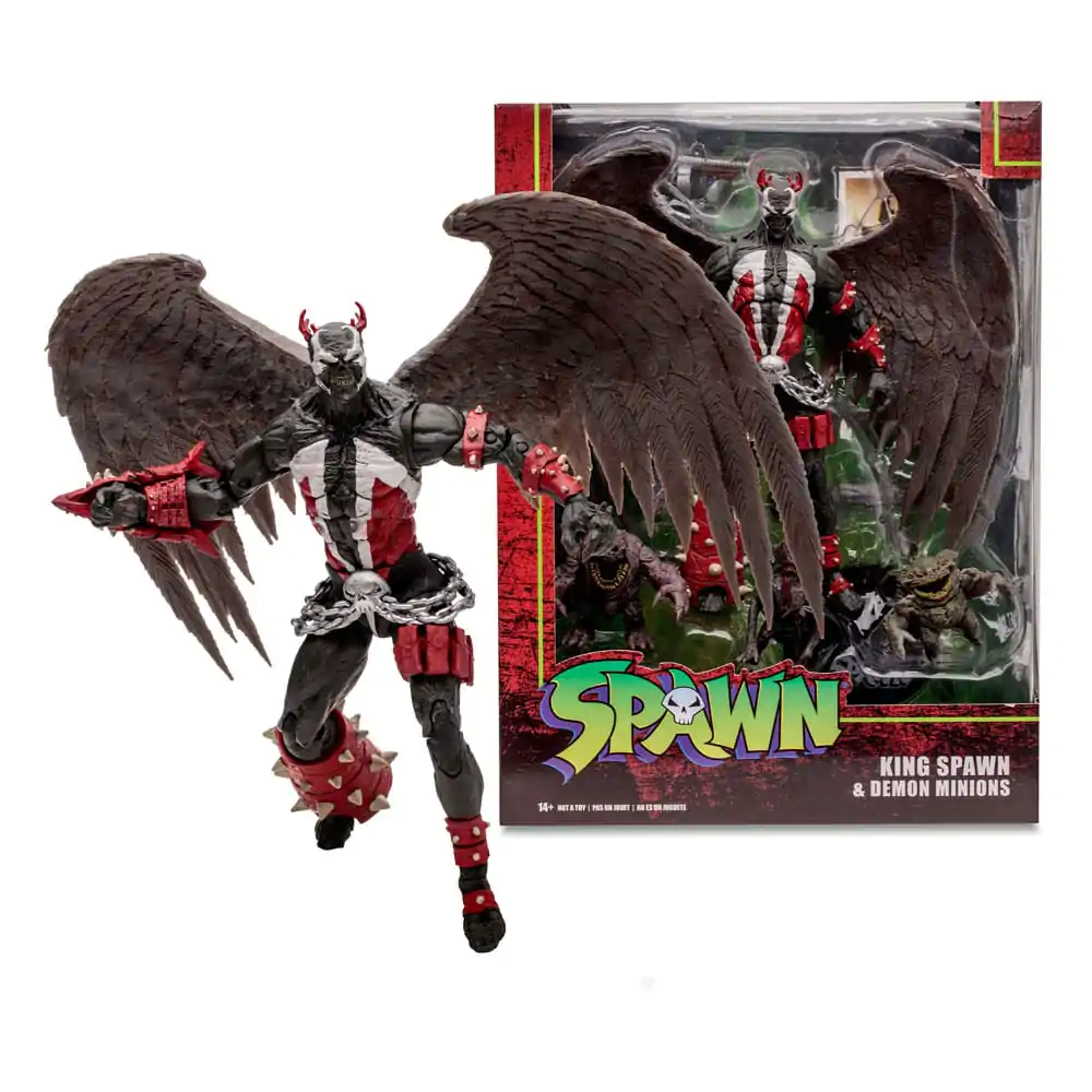 Figurka akcji Spawn Megafig King Spawn ze skrzydłami i pachołkami 30 cm zdjęcie produktu