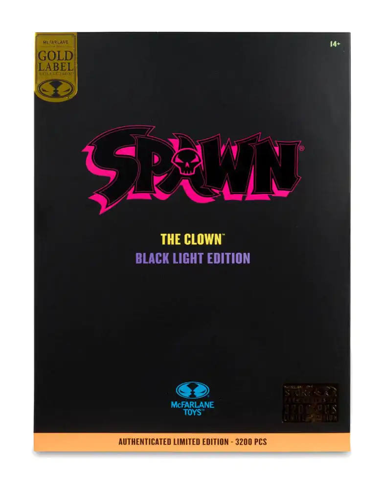 Figurka Akcji Spawn The Clown (Black Light Edition) (Gold Label) 30 cm zdjęcie produktu