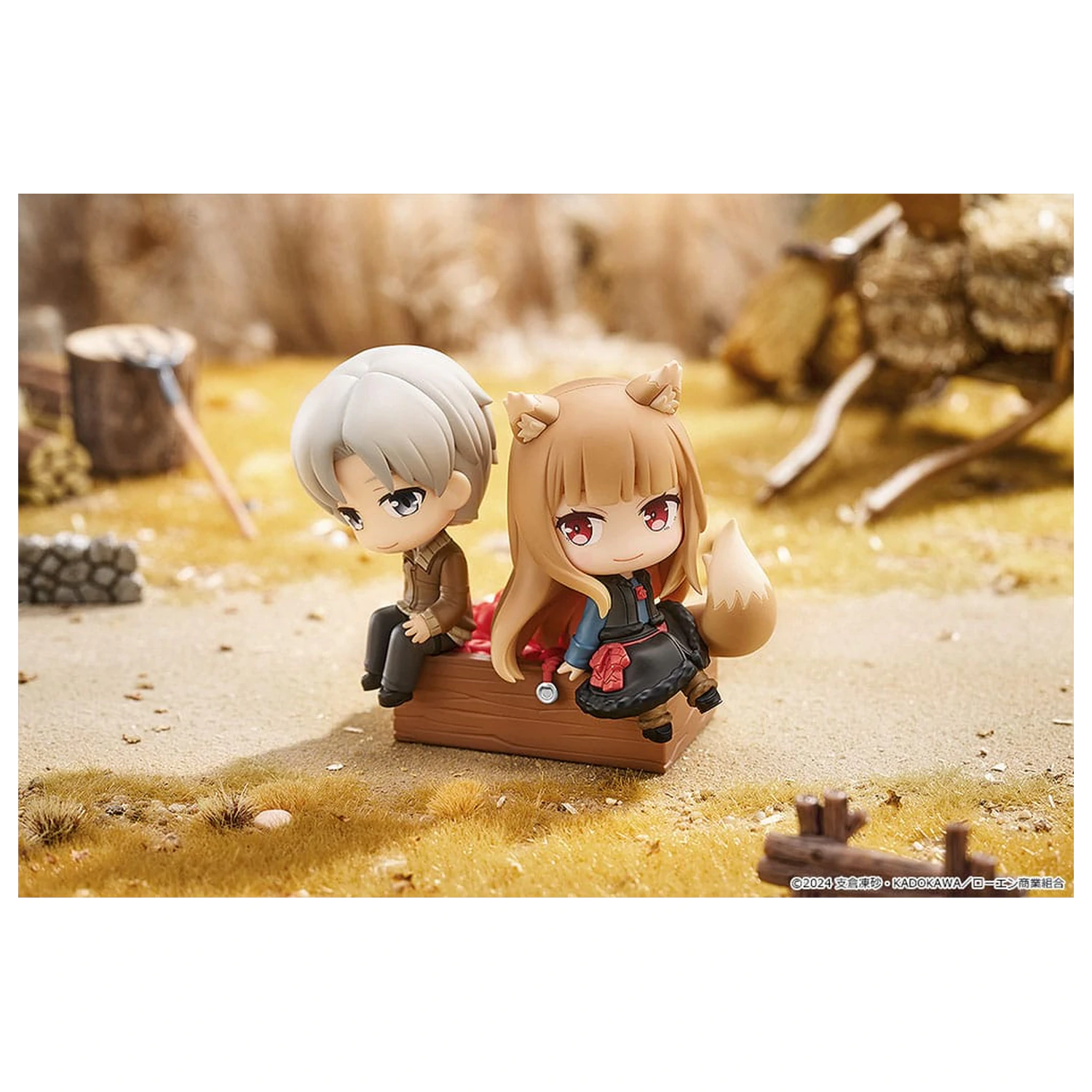Spice and Wolf: Merchant Meets the Wise Wolf Mini Memory Mini Figurka Lawrence & Holo 8 cm zdjęcie produktu