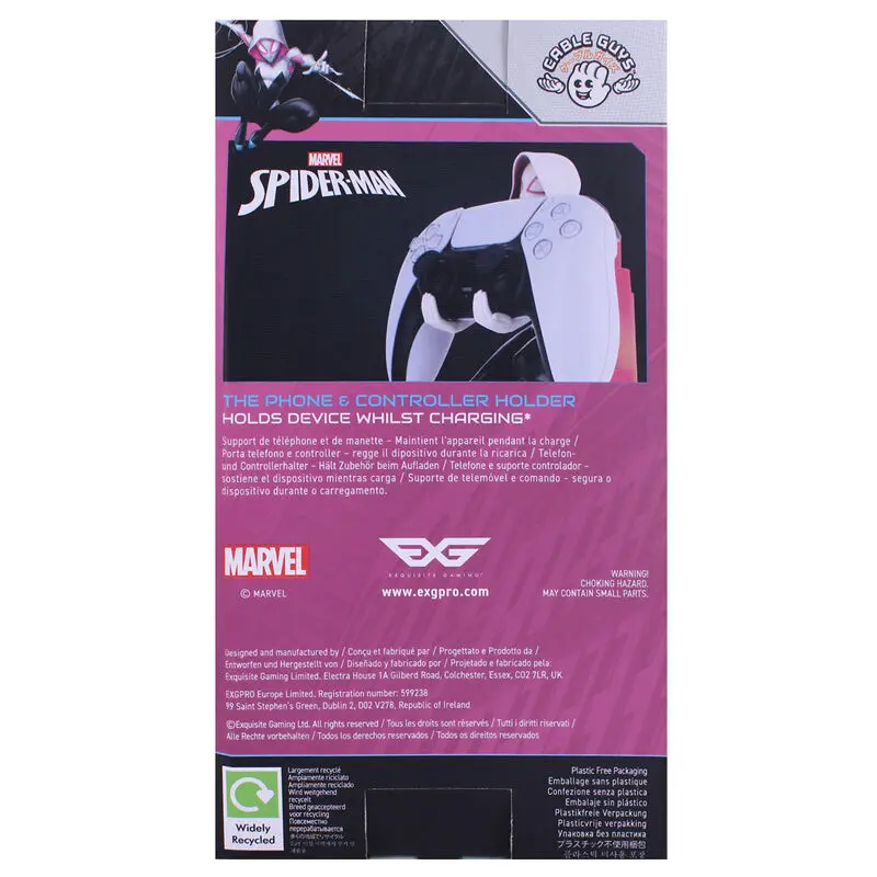 Marvel Cable Guy Spider-Gwen 20 cm Podstawka na Telefon i Kontroler zdjęcie produktu