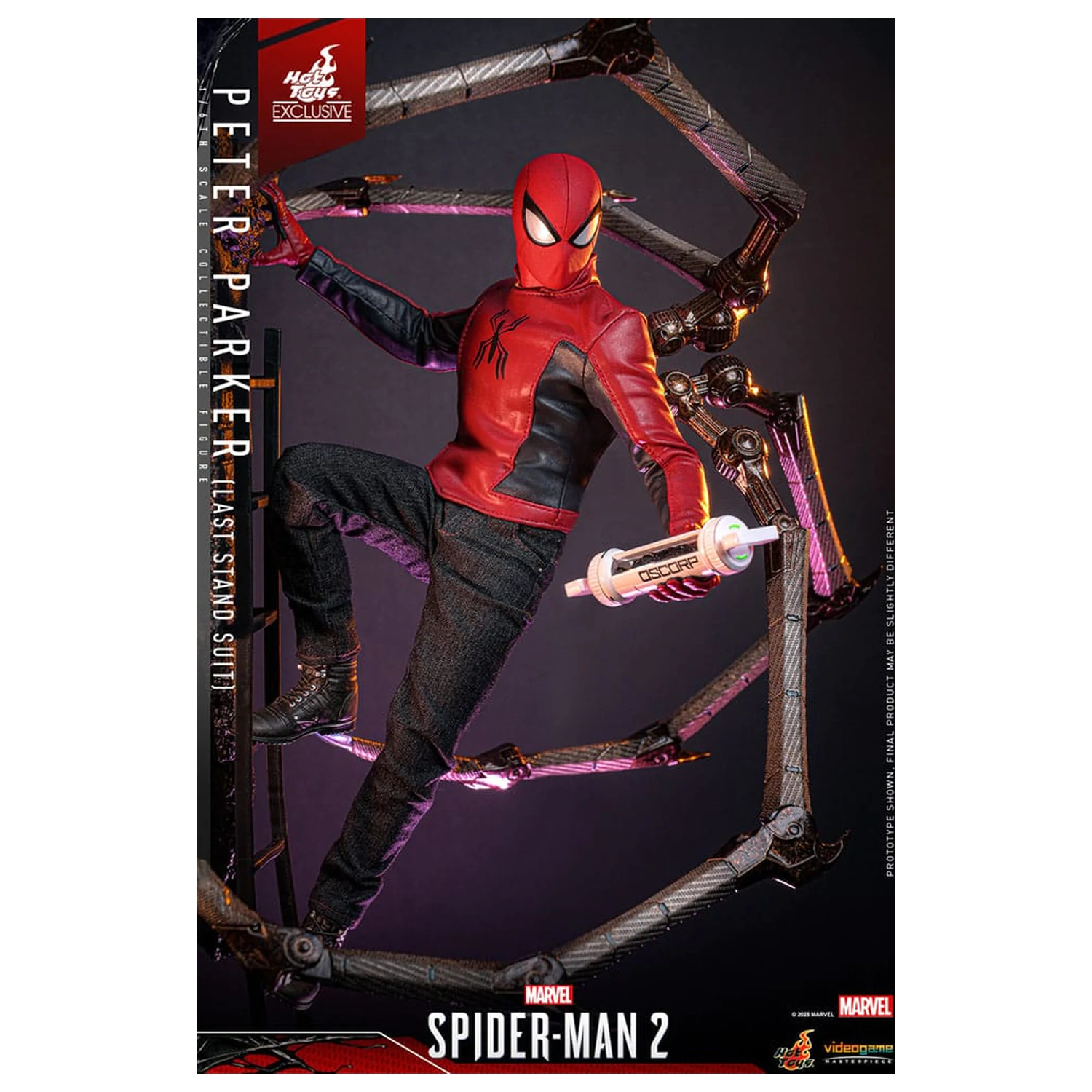 Figurka akcji Spider-Man 2 1/6 Peter Parker (Last Stand Suit) Hot Toys Exclusive 30 cm zdjęcie produktu